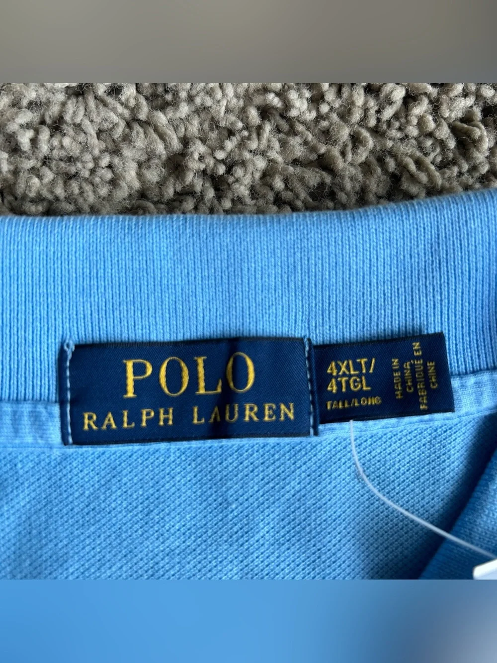 NWT Polo Ralph Lauren Shirt Mens 4XL TALL Blue Imperial Summer Classic Big Pony